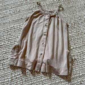 Sleeveless button pocket dress, Kate Quinn 3-6m